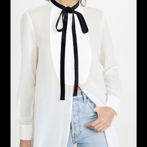 Club Monaco tuxedo shirt